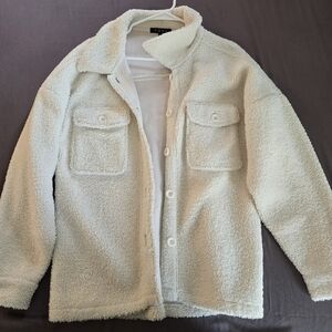 Cozy White Sherpa Jacket